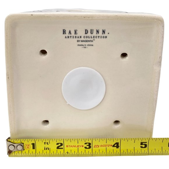 RAE DUNN Ceramic KNOCK Bird House NEW With Tags - Picture 9 of 11